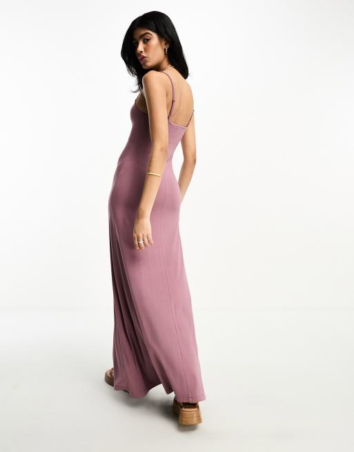 Mauve maxi outlet dress