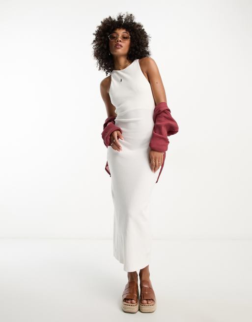 White bodycon sale dress asos