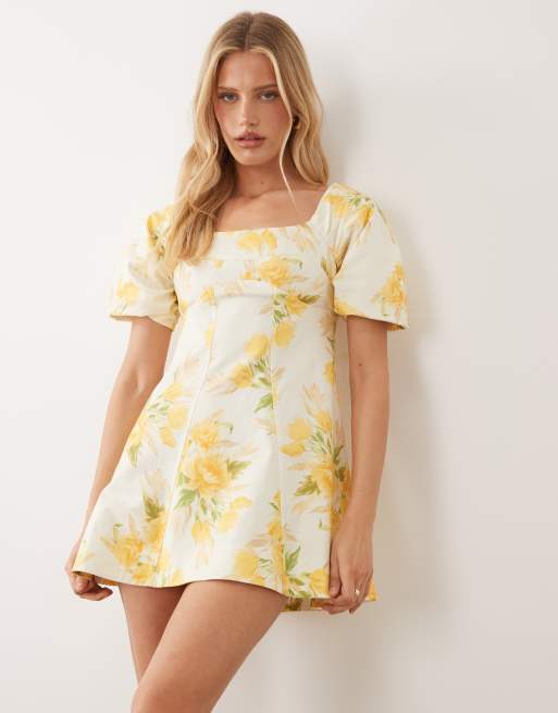yellow and white dresses Plaid Halter Classis Style 1950S Dress Set – Jolly Vintage TP201232 Silhouette Yellow Dresses For Women -