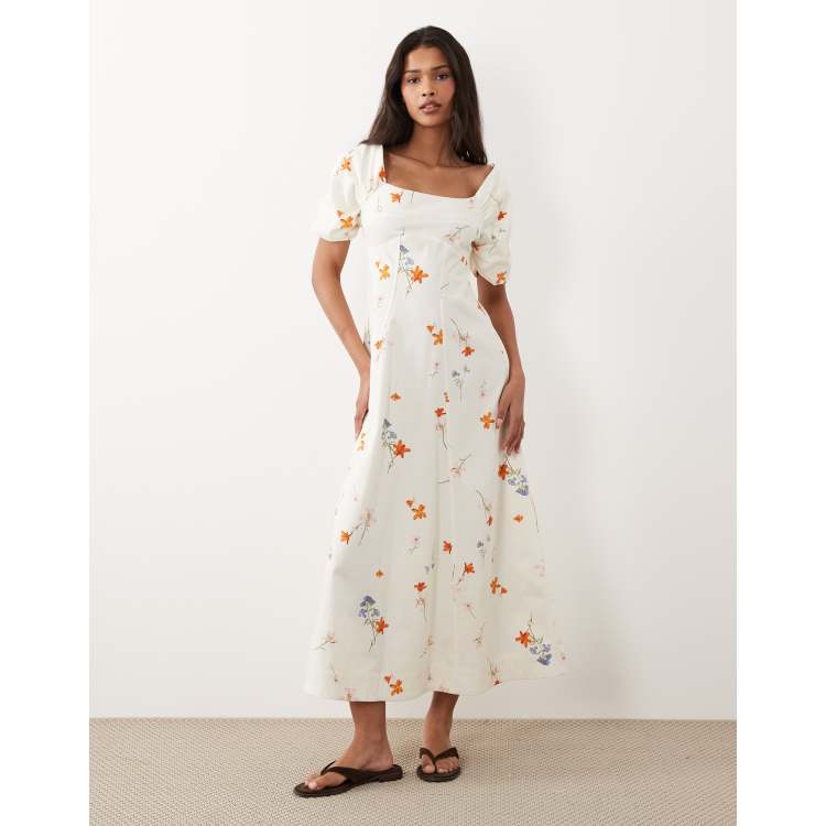 cream dress lace Alena Eyelet in Beige off shoulder bridal dress Waist 26 Model #2 Colour:Ocean Dolce & Gabbana Long-sleeved
