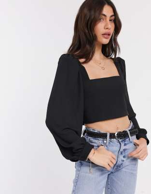 asos square neck top