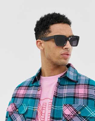 asos design square sunglasses