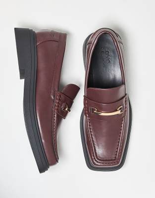 Asos Design Square Toe Loafers
