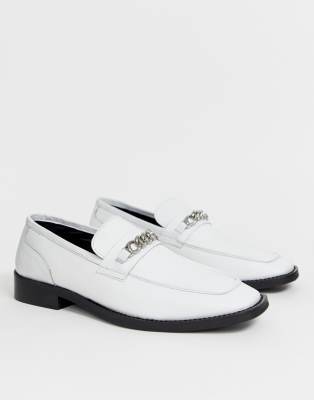 asos white loafers