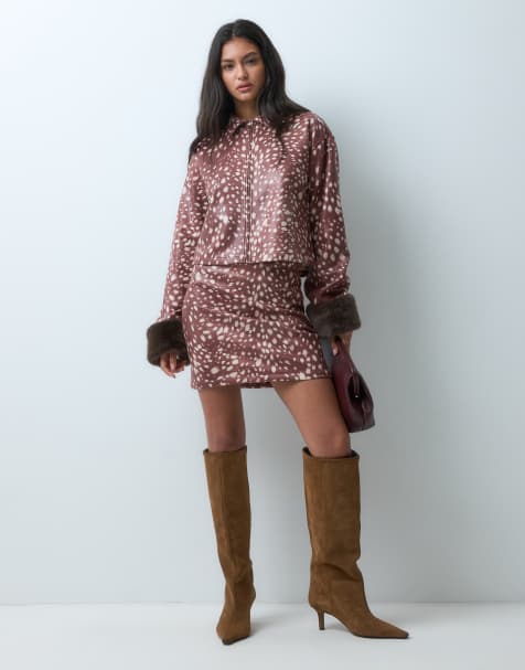 ASOS DESIGN - Sæt med hjorteprint - view 1