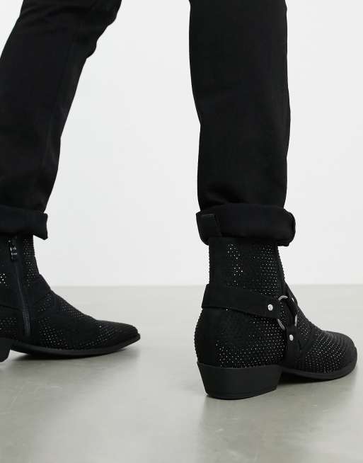 Asos mens suede on sale boots