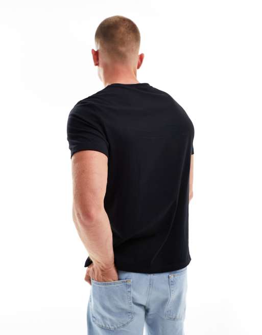 ASOS DESIGN crew T-shirt in black | ASOS