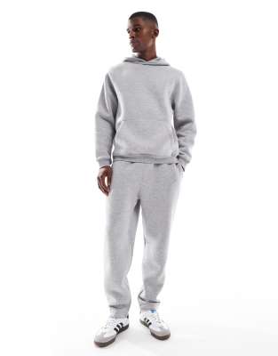 Asos Design Standard Fit Hoodie In Gray