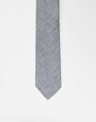 ASOS DESIGN ASOS DESIGN standard tie in grey two tone