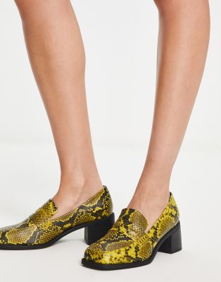 美品♡YELLOW WEISS PLATFORM LOAFERS 厚底ローファー