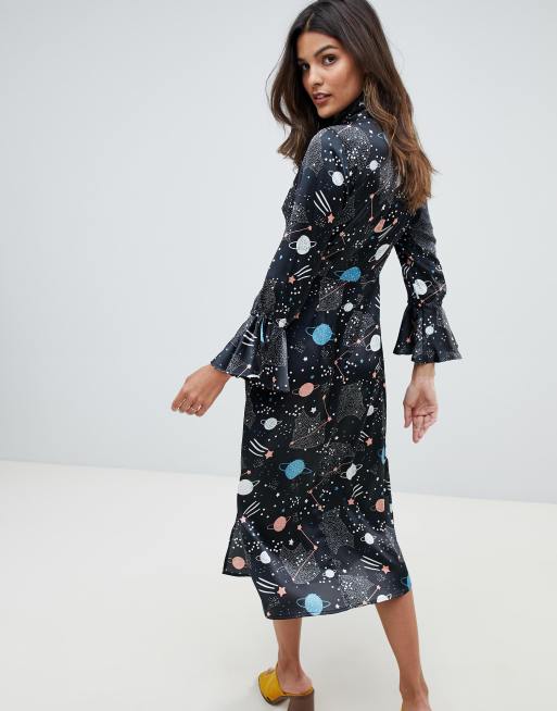 Sun and store moon dress asos