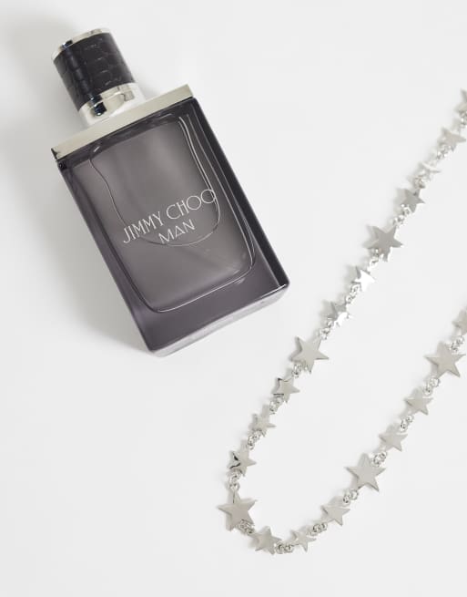 ASOS DESIGN star link chain necklace in silver, 2 of 4