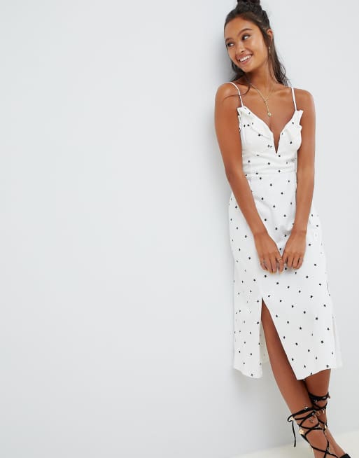 asos star print dress