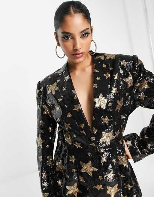 Sequin sales blazer asos