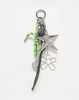 ASOS DESIGN ASOS DESIGN starfish bag charm in multi