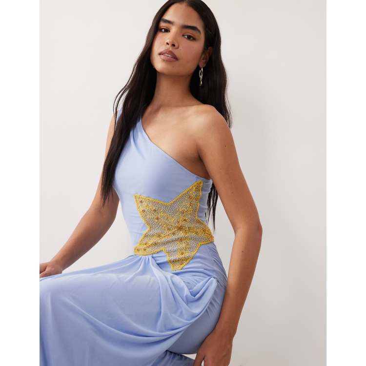 starfish maxi dress Tosca Starfish Bustier Split Maxi Dress  Mew Mews