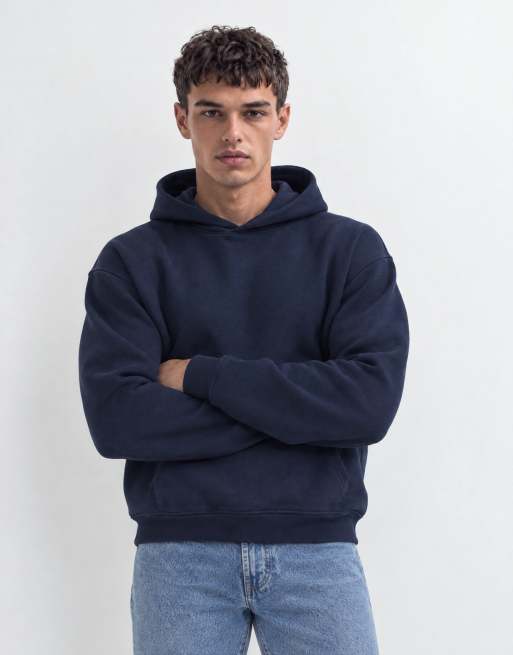 ASOS DESIGN staright leg jogger with cut & sew piping in navy, 6 of 9