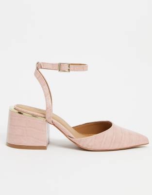 chaussure a talon carre mi haut