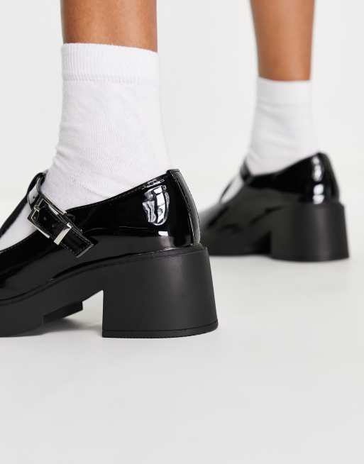 ASOS DESIGN - Stealth - Babies à talon mi-haut et semelle chunky - Noir, 2 de 4