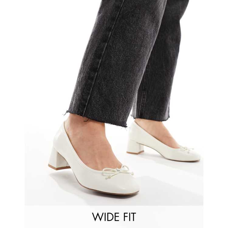 Asos white pumps ladies on sale