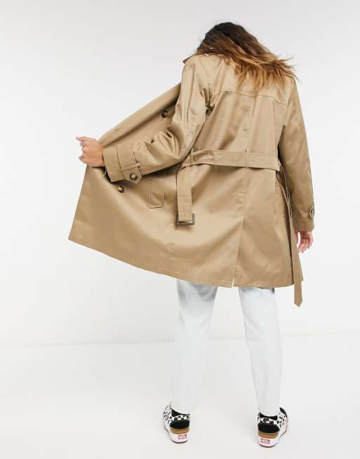 ASOS DESIGN – Stenfärgad trenchcoat, 2 av 4