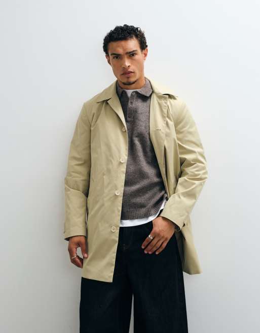 ASOS DESIGN – Stenfärgad trenchcoat, 4 av 5