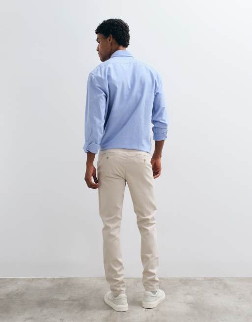 ASOS DESIGN Stenfärgade smala chinos, 4 av 5