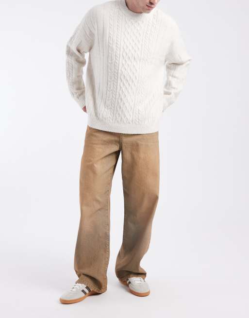 ASOS DESIGN -  stenfarvede posede jeans, 2 af 5