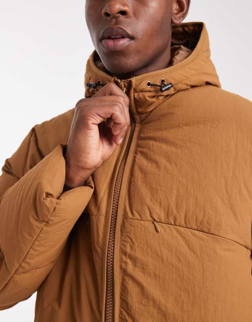 ASOS DESIGN – Steppjacke in Hellbraun mit Ziernaht, 5 von 5
