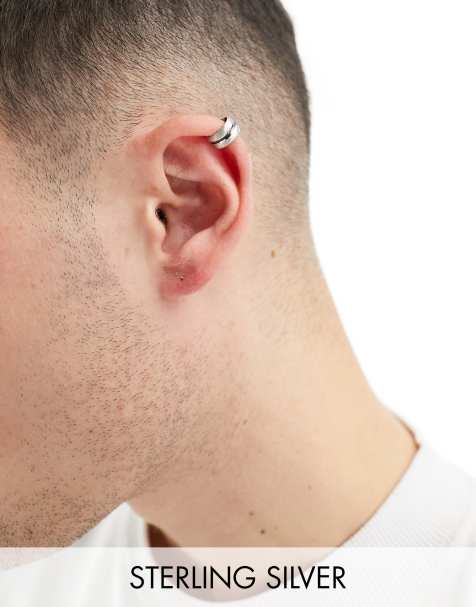 Mens tight hot sale hoop earrings