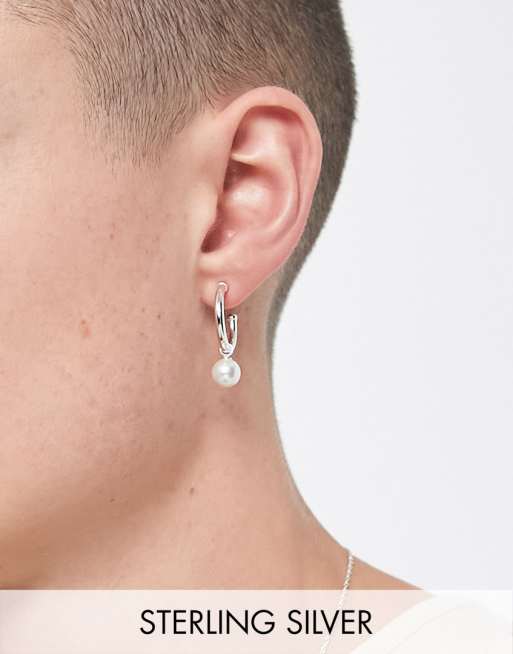 Asos sterling shop silver earrings