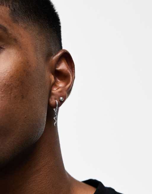 Asos mens store hoop earrings