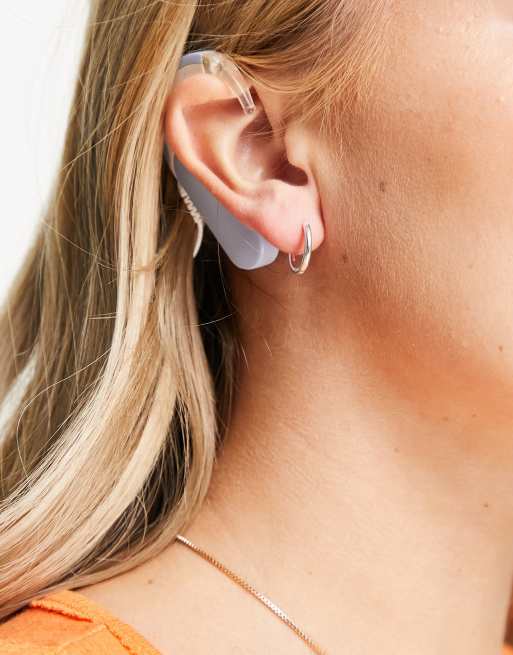 Asos sterling shop silver earrings