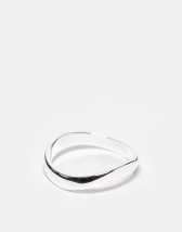 ASOS DESIGN festival oval sunglasses with smoke lens and black frame