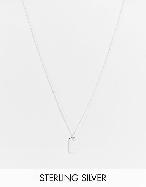 Mini mini necklace dog tag cheap