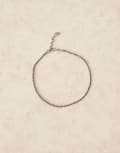 [ASOS DESIGN] ASOS DESIGN sterling silver rope chain bracelet in burnished silver No Size SILVER