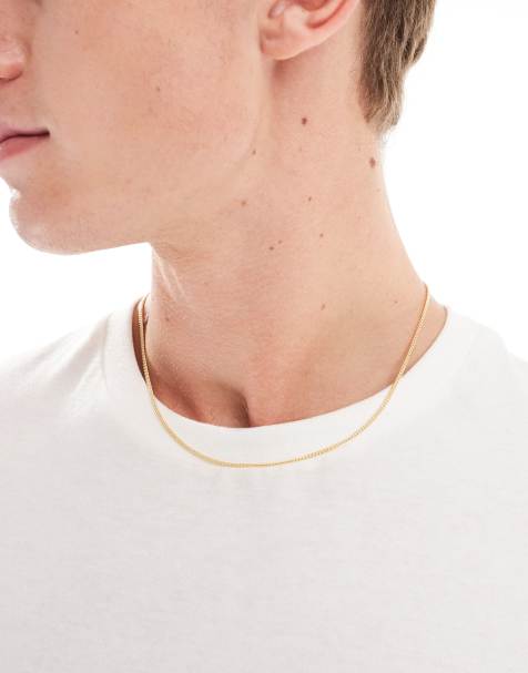 Sterling Silver Necklaces For Men ASOS