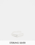 [ASOS DESIGN] ASOS DESIGN sterling silver slim signet ring XL SILVER
