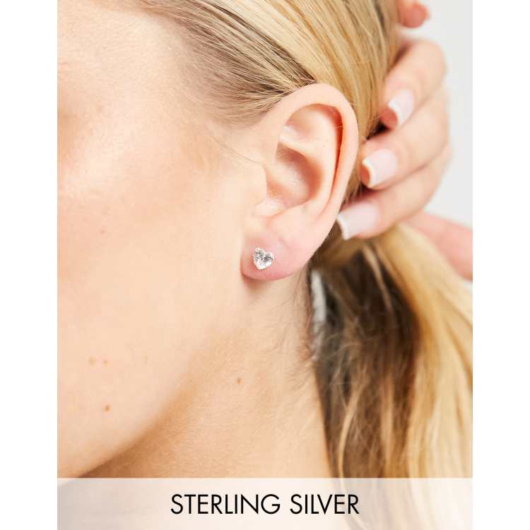 アレクサンダー・M 白シャツ Silver Colored Earring Wit 関送無 Men's Skull Stud Earring in Silver | Alexander McQueen US