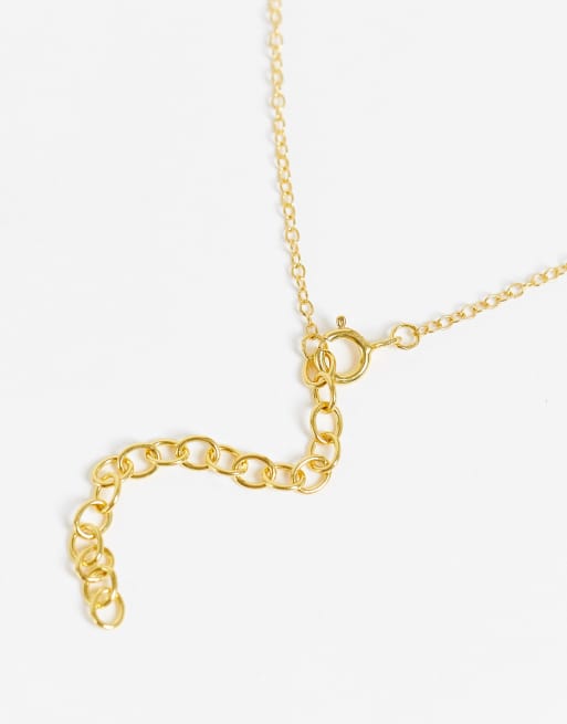 Asos hot sale initial necklace