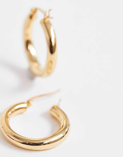 Louise Hoop Earrings | Wearable Sculpture | Art | Design Sterling Silver with 18K Gold Plating