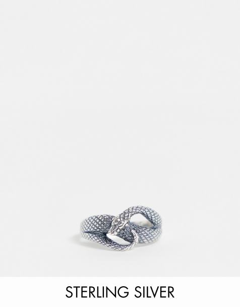 ASOS DESIGN – Sterlingsilverring med ormdesign som virar sig runt - view 1
