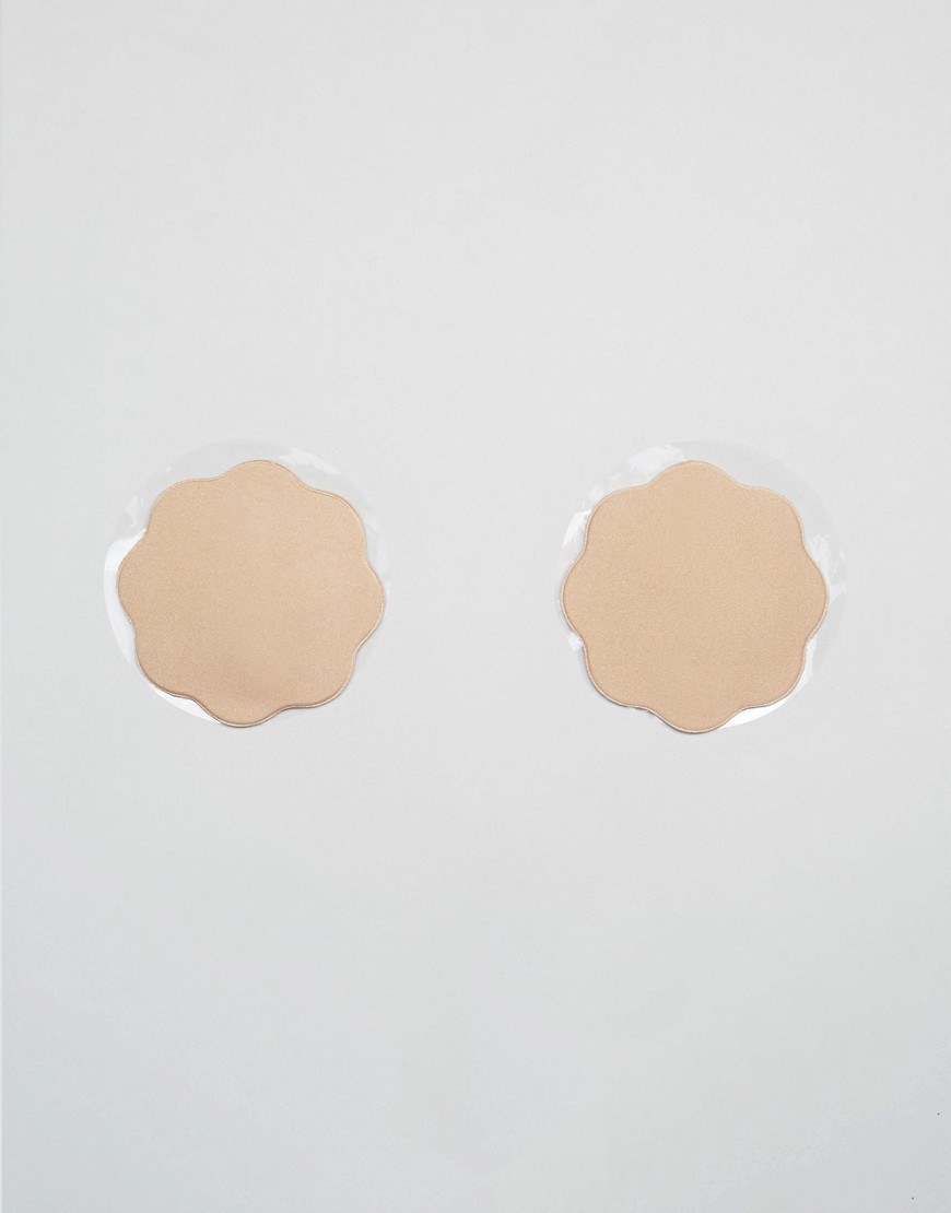ASOS DESIGN stick on re-usable nipple covers-Beige