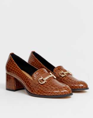 mock croc loafers