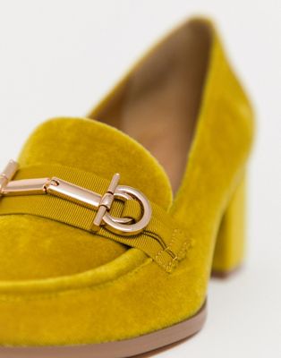 asos mustard heels