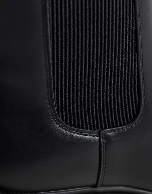 ASOS DESIGN stivaletti chelsea con tacco cubano neri, 3 di 4