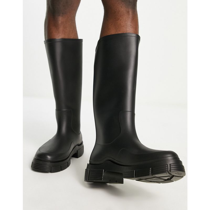 Scarpe, Stivali e Sneakers Stivali DESIGN - Stivali neri da pioggia