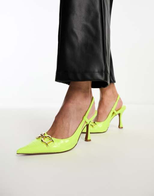 Neon kitten sale heel shoes