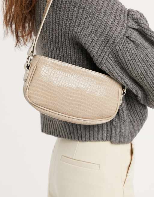 Asos croc shoulder discount bag