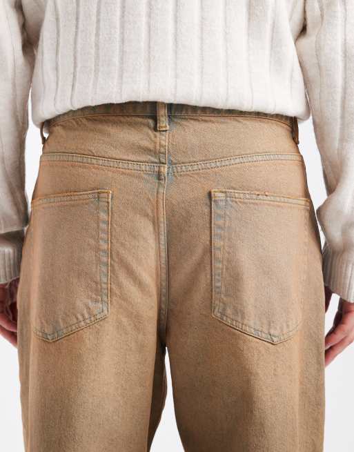 ASOS DESIGN – Stonefärgade baggy jeans, 5 av 5